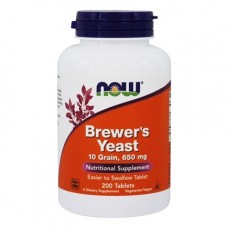  NOW Foods  啤酒酵母 650 mg * 200錠 - Brewer's Yeast