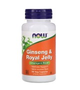  NOW Foods  人蔘+ 蜂王漿 *90顆 - Ginseng & Royal Jelly  免疫力加強