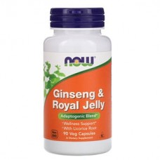  NOW Foods  人蔘+ 蜂王漿 *90顆 - Ginseng & Royal Jelly  免疫力加強