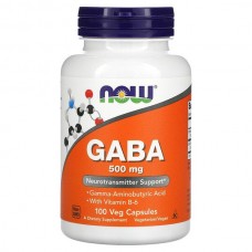  NOW Foods  GABA +維他命B6 (500mg *100顆) 