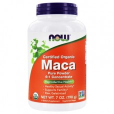 **效期2024/08**  NOW Foods  Maca 養生有機 6倍力 馬卡 菁華 粉 * 7 oz  (198g )