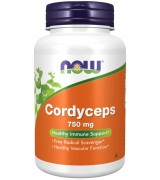 NOW Foods  有機蟲草  冬蟲夏草  750 mg* 90素食膠囊 -  Cordyceps