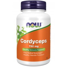 NOW Foods  有機蟲草  冬蟲夏草  750 mg* 90素食膠囊 -  Cordyceps