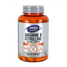  NOW Foods    精氨酸+瓜氨酸  500mg/250mg  *120 顆 - Arginine & Citrulline