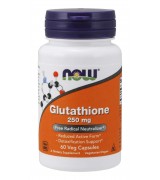 NOW Foods  穀胱甘肽 250mg * 60顆(素食膠囊) ~ 麩胱甘肽 Glutathione 穀胱甘太