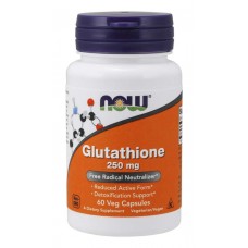 NOW Foods  穀胱甘肽 250mg * 60顆(素食膠囊) ~ 麩胱甘肽 Glutathione 穀胱甘太