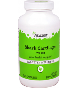 VITACOST 鯊魚軟骨 750 mg * 300顆 - Shark Cartilage