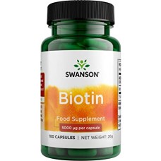 swanson 生物素 5000mcg*100 顆  - Biotin