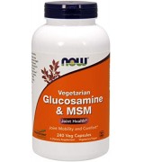  NOW Foods 葡萄糖胺+ MSM *240 顆 全素食品~Glucosamine 葡萄糖氨