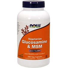  NOW Foods 葡萄糖胺+ MSM *240 顆 全素食品~Glucosamine 葡萄糖氨