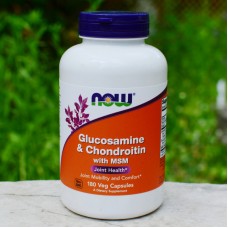  NOW Foods   葡萄糖胺+ 軟骨素 骨骼保養複方  +MSM *180顆 - Glucosamine & Chondroitin with MSM