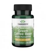  **效期至2024/08月** Swanson    綠咖啡豆 400mg*60 顆 -  Green Coffee Bean