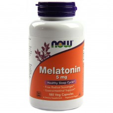  NOW Foods   高效力 褪黑激素  5mg*180顆素食膠囊 - Melatonin, High Potency  退黑激素