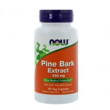  NOW Foods   松樹皮萃取菁華 添加綠茶 240mg*90顆素食膠囊~Pine Bark Extract