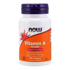  NOW Foods   維生素A  維他命A   10,000 IU  * 100粒 -  Vitamin A