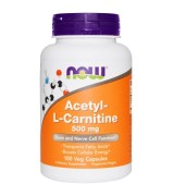  NOW Foods   乙醯 左旋肉鹼  500mg*100顆素食膠囊-  Acetyl-L Carnitine