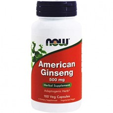  NOW Foods    西洋蔘  500 mg* 100顆 - American Ginseng