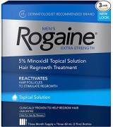 美國Rogaine 5% 男仕強效落健生髮水、生髮液  (60g x3瓶裝)*3組 - Mens Rogaine  落建