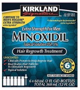 Kirkland ® Signature 5% 男仕強效生髮水 5% (60ml*6瓶裝)  - Minoxidil Hair Regrowth Treatment for Men 