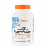 Doctor's Best 高吸收型  螯合鎂  *240錠 - High Absorption Magnesium 100% Chelated