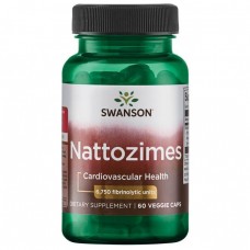 **效期至2024/06月**swanson 專利納豆激酶~6750FU (60顆)*3瓶 - Nattozimes