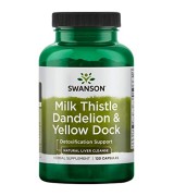 swanson 奶薊草+蒲公英+ 黃塢根* (120 顆) Milk Thistle, Dandelion & Yellow Dock 