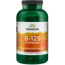 swanson  維他命B-125    B群 *250錠 - Vitamin  Complex