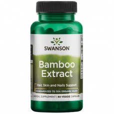 swanson 竹子萃取 300mg*60顆素食膠囊 - Bamboo Extract 幫助膠原蛋白形成