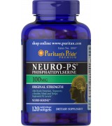  Puritan's Pride  腦磷脂  PS  100mg*120粒 - Neuro-Ps (Phosphatidylserine) 磷脂酰絲氨酸