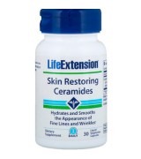 **效期至2024/07月**Life Extension 神經酰胺 *30顆液態膠囊- Skin Restoring Ceramides 修復皮膚