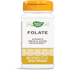   *最新包裝* Nature's Way  Folate  葉酸  480mcg  *100顆 -  FOLATE