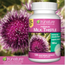 Trunature 高效保肝奶薊草 - 160mg* 120顆素食膠囊 Milk Thistle 牛奶薊