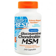 *暫缺* Doctor's Best   葡萄糖胺 +  軟骨素 + MSM   * 240顆  - Glucosamine Chondroitin MSM