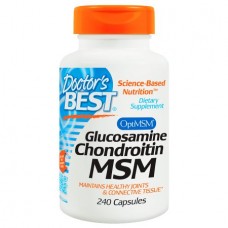 Doctor's Best   葡萄糖胺 +  軟骨素 + MSM   * 240顆  - Glucosamine Chondroitin MSM