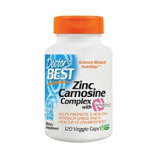  Doctor's Best   護胃膠囊 120顆素食膠囊 - PepZin GI  Zinc-L-Carnosine Complex 肌肽鋅