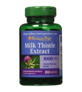  Puritan's Pride  4倍濃縮牛奶薊萃取 4:1-- 1000mg * 180粒 - Milk Thistle (Silymarin) Extract 
