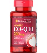  Puritan's Pride 高效用輔酵素 Q-SORB  CO Q10 輔酶  200mg*240粒 - COQ10