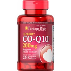  Puritan's Pride 高效用輔酵素 Q-SORB  CO Q10 輔酶  200mg*240粒 - COQ10