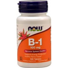  NOW Foods  維他命B-1  維生素B1  100 mg*100錠  
