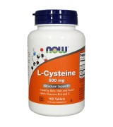 Now Foods 左旋-半胱氨酸~美白錠  (500mg *100顆)  L-Cysteine