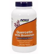 **大瓶裝**NOW Foods 槲皮素 + 鳳梨酵素 * 240 顆 Quercetin with Bromelain 槲黃素 洋蔥素 檞黃素 檞皮素