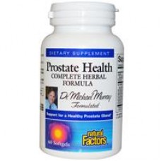  Natural Factors   前列腺營養  完整草本配方   *60粒 - Prostate Health Complete Herbal Formula  含: 蕁麻 鋸棕櫚 非洲刺李