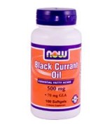 Now Foods  黑醋栗種子油  500mg *100 粒 -  Black Currant Oil 黑加侖