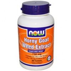  NOW Foods  淫羊藿提取物 750mg*90錠 - Horny Goat Weed Extract