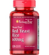 Puritan's Pride   紅麴  600mg*120顆 - Red Yeast Rice 