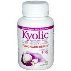  Wakunaga - Kyolic  心臟營養   含: 有機無臭大蒜  *100顆 -  穩定血壓 Total Heart Health