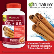 TruNature  100%天然精華血糖控制營養素  *170顆  - CinSulin 含:肉桂