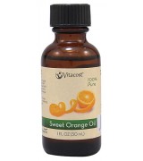 Vitacost   100％純甜橙精油  * 1 fl oz (30 mL) - 100% Pure Sweet Orange Oil 