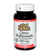  Natural Factors   柑橘生物類黃酮   650 mg* 90顆 -  Citrus Bioflavonoids