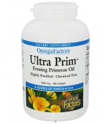  Natural Factors   月見草油 - 高純度冷壓型 1000 mg* 180 粒 - Ultra Prim